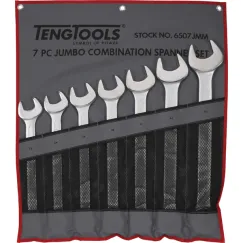 7 Piece Jumbo Combination Spanner Set (Handy Tool Roll)